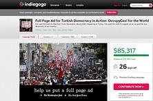 Full-Page Ad Inspired By Turkish Protests Is One Of Indiegogo's Fastest Campaigns Ever