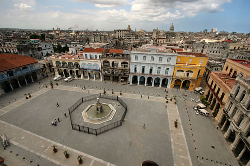 Old Square in Havana. Image via wikimedia.