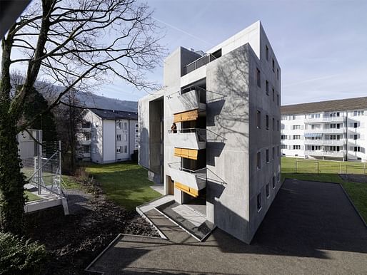 gus wüstemann architects - Affordable Housing in Zurich for the Baechi Foundation. Zurich, Switzerland. Photo: Bruno Helbling.