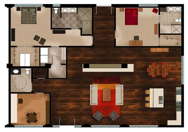Condominium Floor Plan