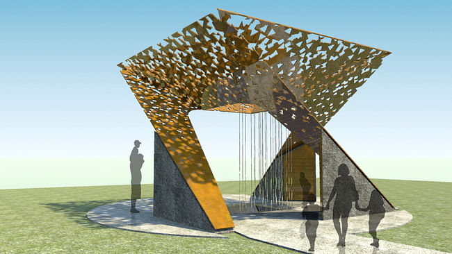 Rendering of the winning Nelson Mandela Memorial design by Brian Sell of Moody Nolan Architects.