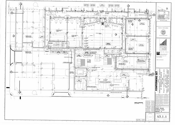 First Floor Plan - Partial Plan, Block 3