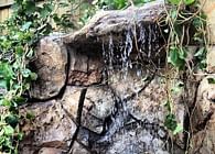 Waterfalls and Retaining Wall