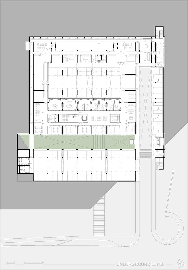 Underground floor plan