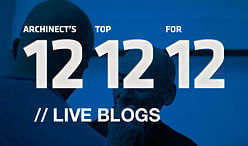 Archinect's Top 12 Live Blogs for '12