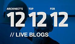 Archinect's Top 12 Live Blogs for '12