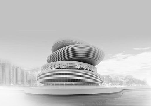 Competition entry for the new Busan Opera House by PRAUD (Image: PRAUD)