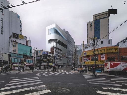 Mass Studies' winning “Seoul Cinematheque” proposal. Photo credit: Mass Studies.