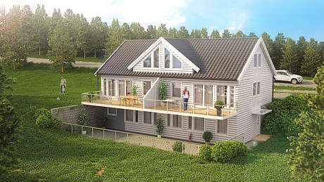 3D Exterior Rendering, Norway