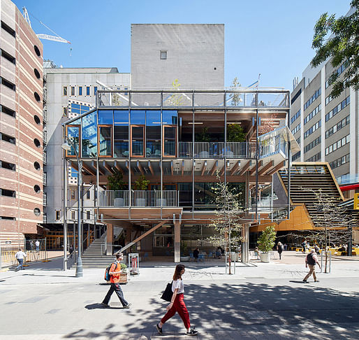 New Academic Street, RMIT University by Lyons with NMBW Architecture Studio, Harrison and White, MvS Architects and Maddison Architects (VIC). Photo: Peter Bennetts.