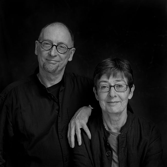 Sheila O’Donnell and John Tuomey, 2015 recipients of the Royal Gold Medal. Photo credit: Amelia Stein.