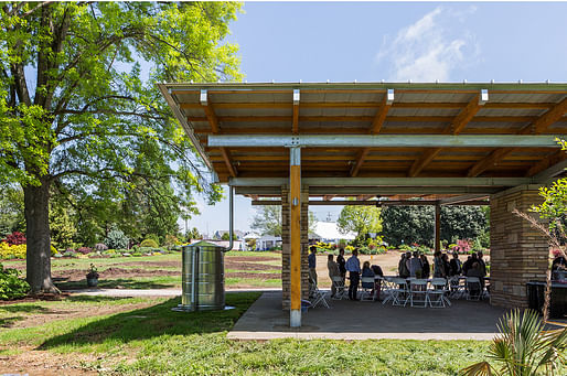 MERIT AWARD: The McIlwaine Friendship Pavilion by Sanders Pace Architecture. Photo credit: Denise Retallack