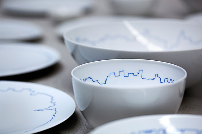 'BIG Cities' collection by BIG + KILO in collaboration with porcelain manufacturer Porcelain. Photo courtesy of BIG.