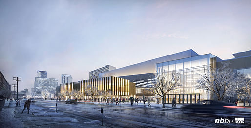 CITATION – Unbuilt Work: Lexington Convention Center. Credit: NBBJ + EOP.