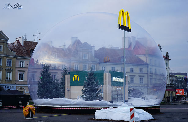 Giant Snow Globe by Polidomes