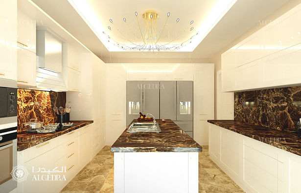 Small villa kitchen design