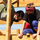 Students got comfortable with power tools and took ownership of tasks and responsibility on site