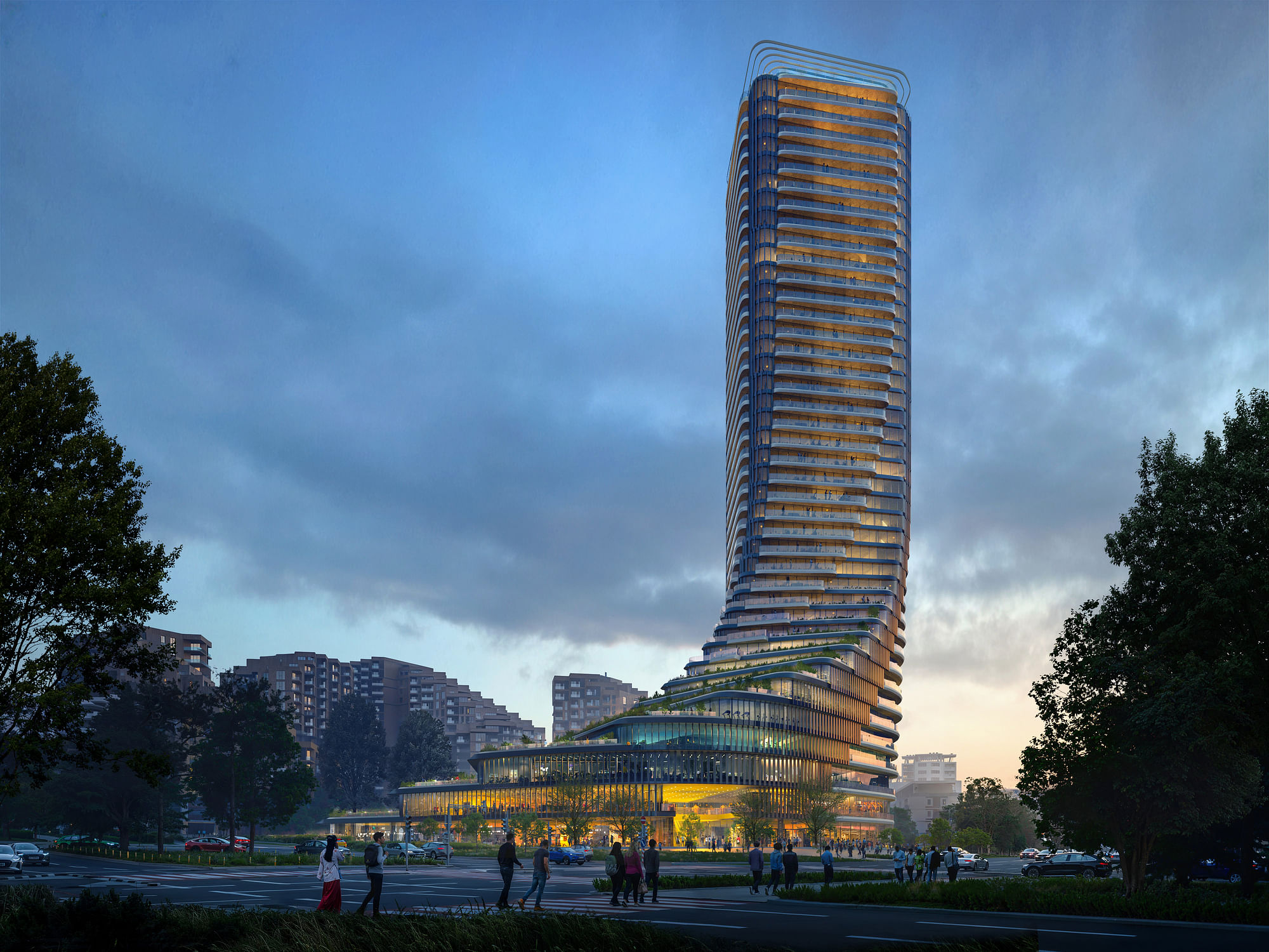 Zaha Hadid Architects unveils 42-story Tbilisi design as