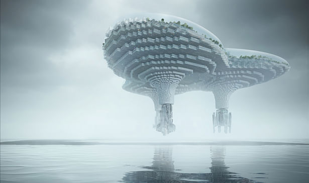 Crystal Space City & the Miller Planet ©CAA architects