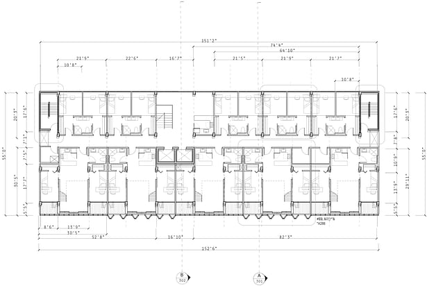 Typical Dorm Floor Plan B