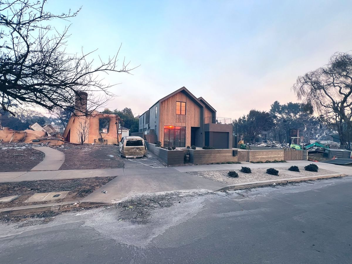 How one viral home survived the LA fires