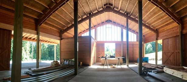 Cow Barn interior