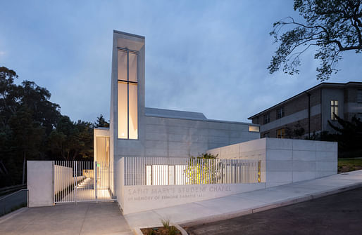 Architecture Honor: Saint Mary's Student Chapel. Honoree: Mark Cavagnero Associates. Photo: Henrik Kam.