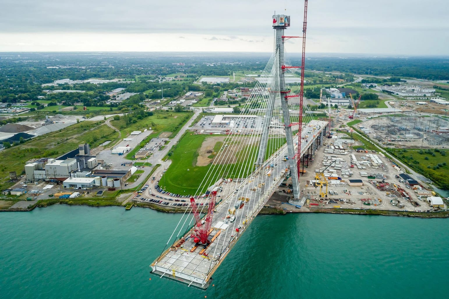 Gordie Howe International Bridge nearing finish line with bridge deck ...