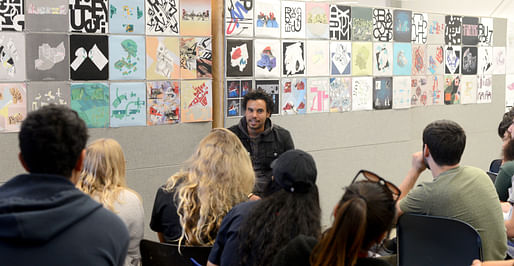 Lecturer Richard Molina Briefs His Section Prior to the Start of Midterm Reviews