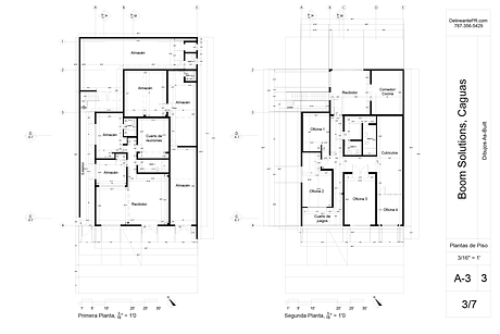 As-built floor plan 