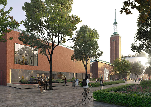 After: The national monuments by architects Bodon and Van der Steur will be made visible from Museumparkstraat.