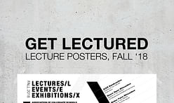 The most popular Fall '18 architecture school lecture poster is...