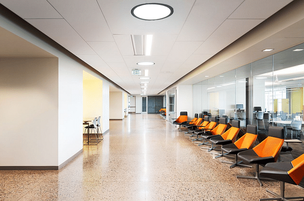 “With Solatube, we were afforded the opportunity to deliver natural daylighting into deep zones of the building, allowing spaces to have an enhanced quality of light, which has directly impacted occupant comfort,” said Philip Weddle, FAIA.