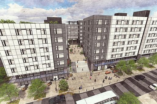 TOD is coming to Seattle's inner ring suburbs. Shown: A 254-unit development planned for a transit-owned above the forthcoming Roosevelt Station site. Image courtesy of Bellwether Housing / Mercy Housing Northwest.