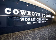 Dallas Cowboys Practice Facility Graphics and Displays