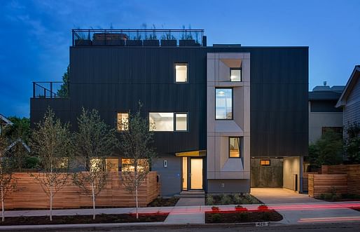 Park Passive, the first certified passive house in Seattle. Photo by Aaron Leitz.