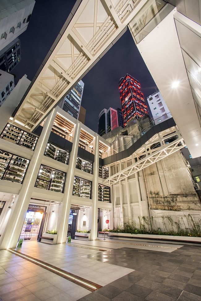 Aedas' Revitalisation Project at Mallory Street/Burrows Street, Wan Chai, Hong Kong. Photo courtesy of Aedas