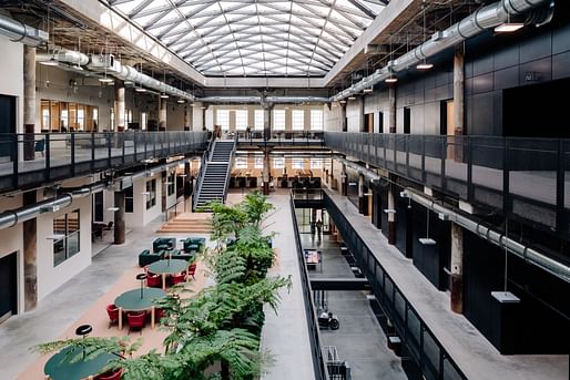 Related on Archinect: Gensler and CIVILIAN team reimagines abandoned Detroit book depository as startup hub for mobility innovation. Image credit: Brian Ferry