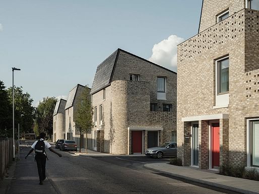 Mikhail Riches and Cathy Hawley's Goldsmith street housing project © Tim Crocker