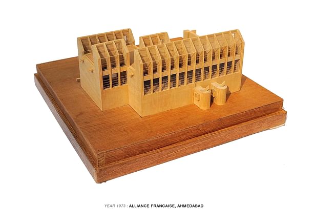 Handmade model of the Alliance Française