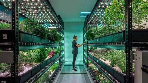 A vertical farming setup from farm.one. Image: farm.one.