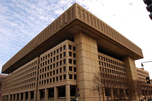 Are the days counted for the FBI's J. Edgar Hoover Building? Photo: Mark Plummer/Flickr; image via citylab.com