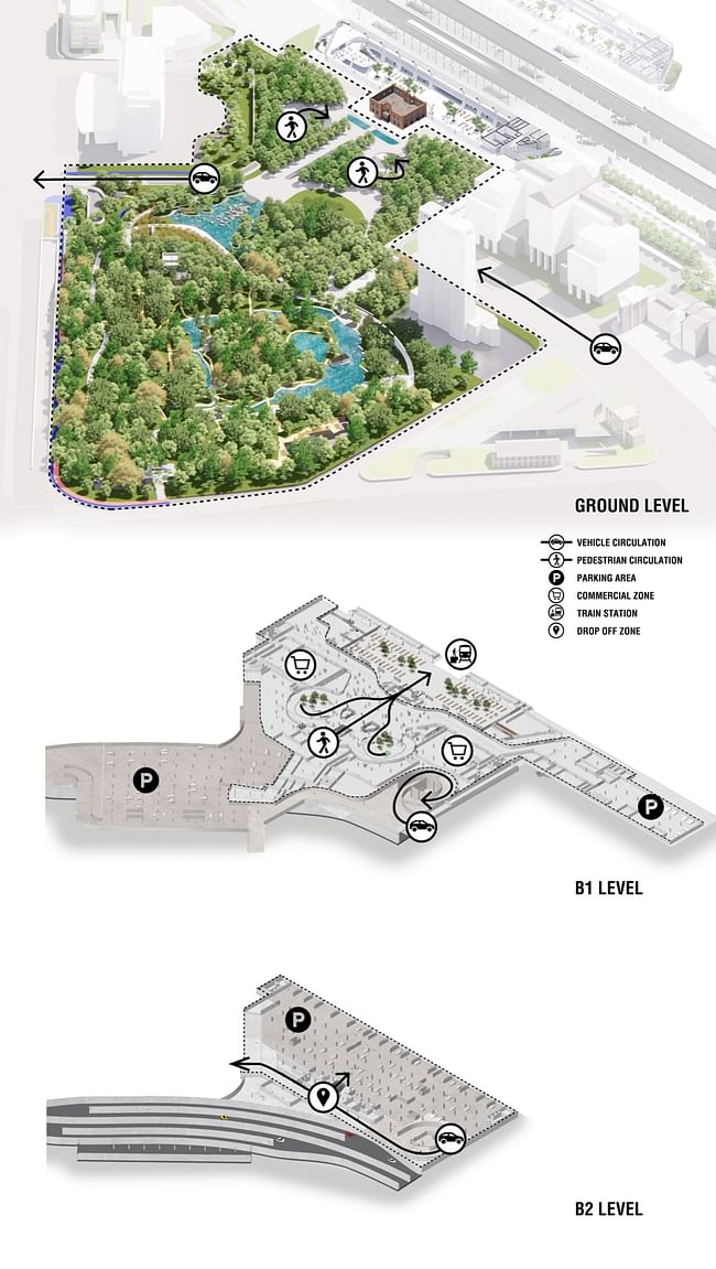 Axonometric diagram. Image courtesy: MAD Architects