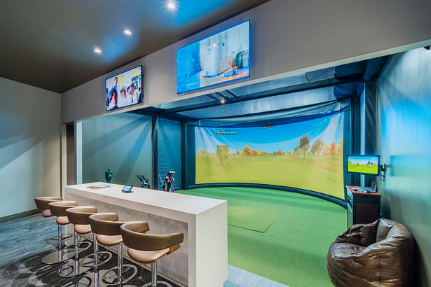 Golf Simulator Room