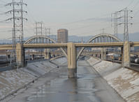 One of the iconic arches of the old Sixth Street Bridge in LA will be preserved