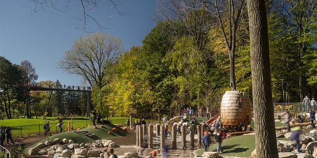 Whiting Forest of Dow Gardens in Midland, MI by Metcalfe Architecture & Design