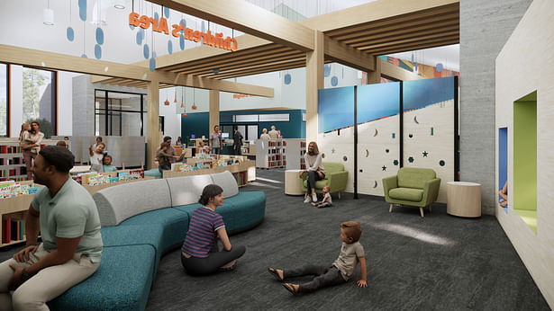 Flathead County ImagineIF Bigfork Library (Rendering: Cushing Terrell) 