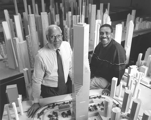 Renowned architectural educator David Sharpe, left, has passed away. Image courtesy of IIT. 