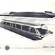 The passenger coach of the mass transit system Goodell Monorail conceptualized in 1959. 