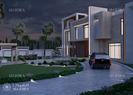 Modern style villa design in Dubai